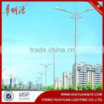 Q235 galvanized steel street light pole with factory price