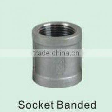 STAINLESS STEEL CASTING SOCKET BANDED