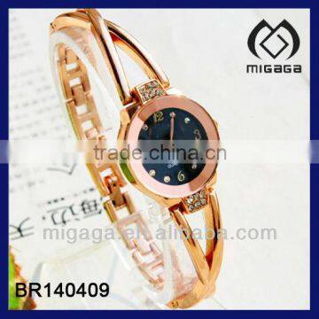 ROSE GOLD PLATING LADIES' WATCH NICE DESIGN BRACELET ALLOY LADIES' WATCH