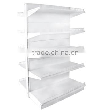 China supplier single/double side supermarket shelving for sale