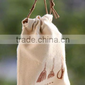 Bunch of pocket/linen rope drawstring bag /small bunch of mouth backpack