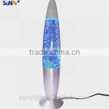 Guangdong Factory Indoor Beautiful Multi-colored Glass Liquid Lamp