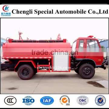 5CBM Water tanker fire truck 4x2 water foam fire truck water tender fire truck