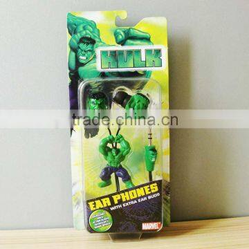 Green Giant Plastic Earbuds