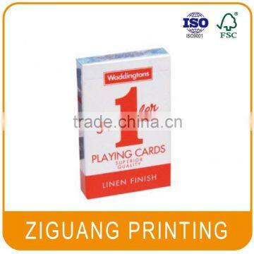 Customized plastic playing card