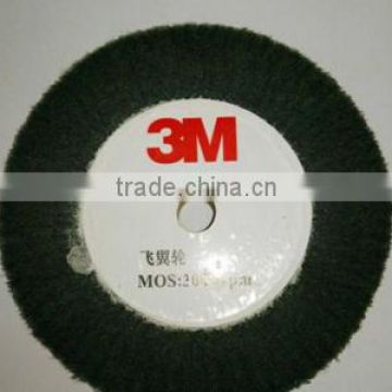 Non woven fiber polishing wheel