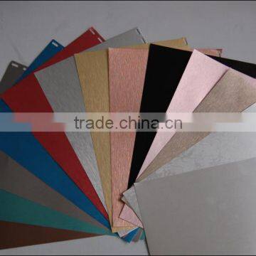 gold/silver brushed aluminum foil for HPL MDF with glue