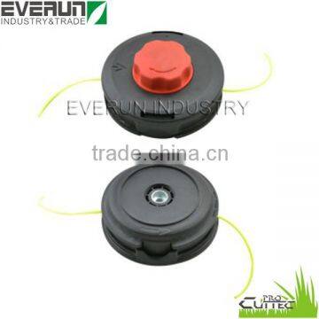 Easy load tap and go swivel grass trimmer brush cutter head