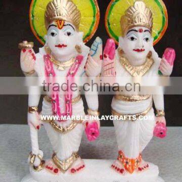 Religious Marble Laxmi Vishnu Statue