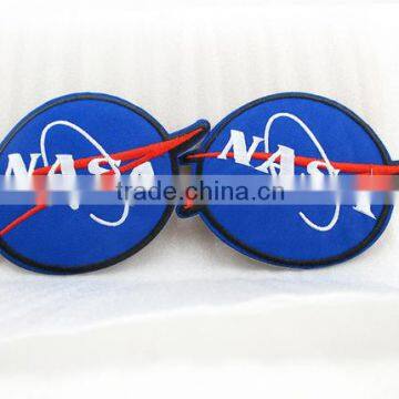 Nasa customer embroidery design iron on badges