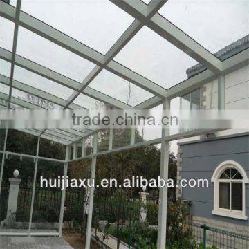 aluminum frame sun glass room insulated roof winter green house,winter garden prices from factory in guangzhou