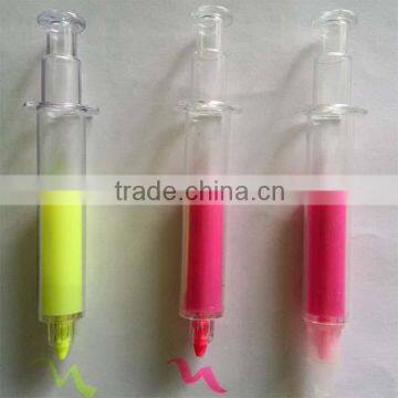 plastic injection molding highlighter pen stationery wholesale from China