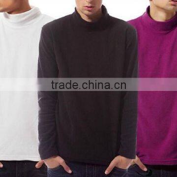 wool high neck sweater for men