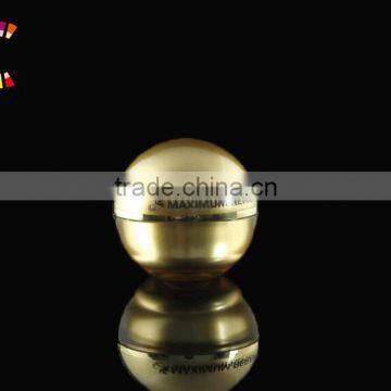 Recyclable Empty Gold Color Round Cream Jar Contenitori Cosmetici