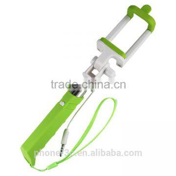 2016 Factory Supply Private Label Folding Mini Monopod Rainbow Selfie-stick With Cable Promotional Gifts Selfie Stick Monopod photo-4