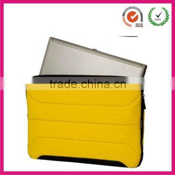 2013 hot sell yellow custom neoprene laptop bag (factory)