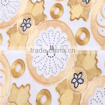 Hot Sale Latest Swiss Wedding Lace Fabric / African Organza Lace Fabric for Fashion Dress photo-5