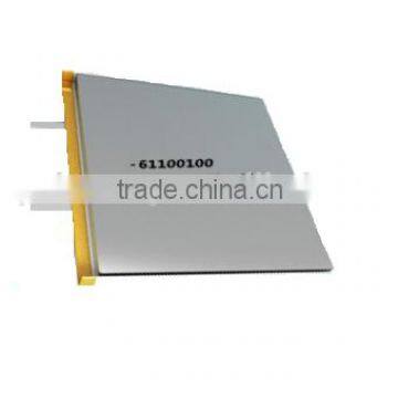 3.7v 6800mah li-polymer battery