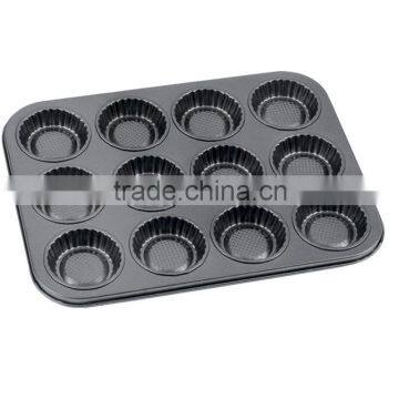 12 Cup Muffin Pan Witth Flower Shape photo-6