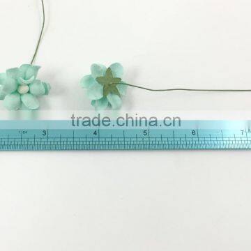 Pastel Small Handmade Mulberry Paper Flower, Wedding Party, Scrap-booking Crafts Pastel photo-3