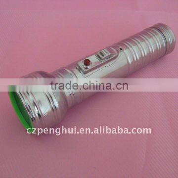 Waterproof stainless steel and metal hand flashlight