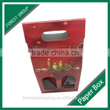 WHOLESALE FULL COLOR CUSTOM MADE RED WINE BAGS