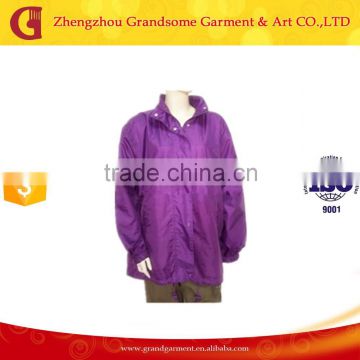 Purple Waterproof Raincoat for Women