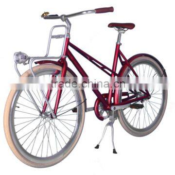 2016 Vintage Ladies City Bicycle Alloy Bicycle Single Speed Women Comfort City Bikes photo-3