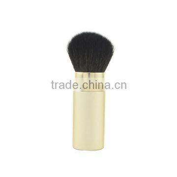 Fashionable High Quality Golden Aluminum Handle and Ferrule Makeup Retractable Brush