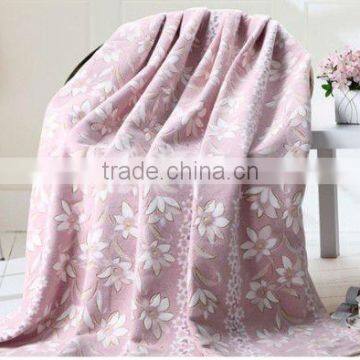 100% polyester mircrofiber coral fleece blanket