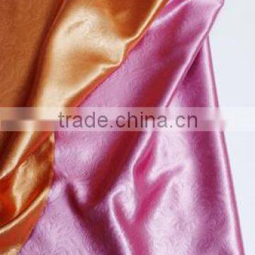 100% polyester shiny embossed blackout curtain fabric