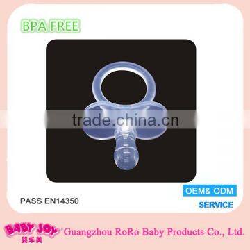 Pretty silicone baby pacifier holder manufacturing in china