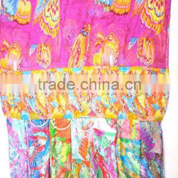 Fashion chiffon acrylic lady silk neck scarf Bali Yarn scarf