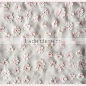 Polyester mesh embroidery fabric for wedding dress