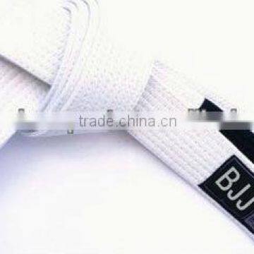 Brazilian jiu jitsu belts / taekwondo belts with white color