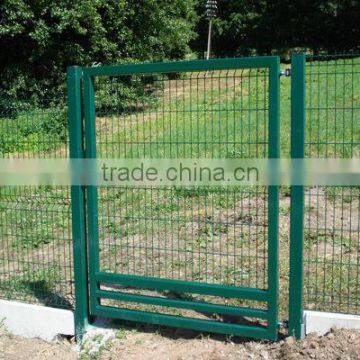 Security Triangle Fence Welded Bend Fence Panel / Yard Guard Wire Mesh Fence