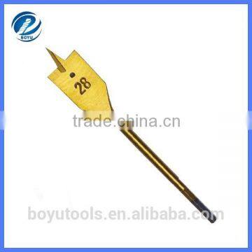 wood spade flat drill bits titanium coated