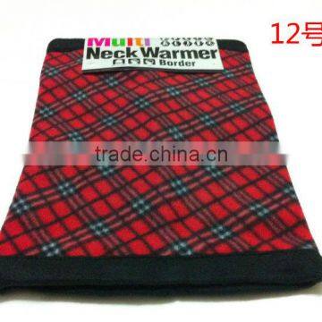 Checked Double layer Neck warmer Beanie scarf Ski Snowboard 02