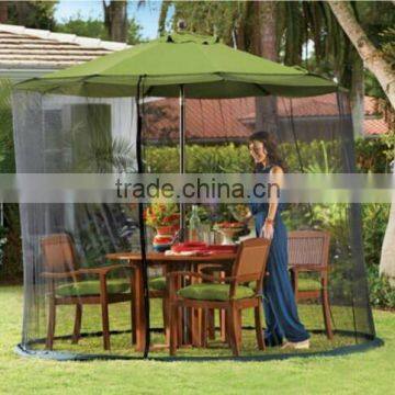 Hot Selling Products Canvas Parasol Umbrella With Mosquito Netting