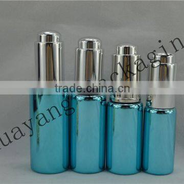 unique glass bottle for oil metal glass bottle for plane