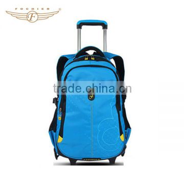 High school student wheeled backpack trolley bag