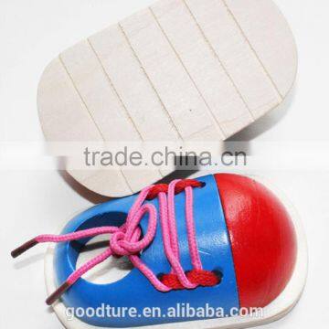 Preschool Wooden Shoes Tie The Shoelace photo-4