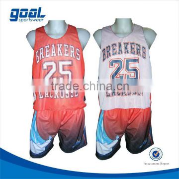 Best selling sports lacrosse uniforms sublimation