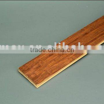 Stained bamboo flooring