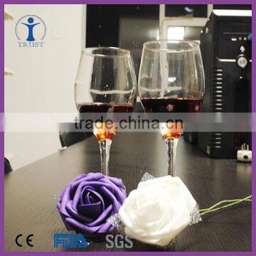 wholesale Cheap good quality wine glass thick stem, silicone wine glass                        
                                                Quality Choice