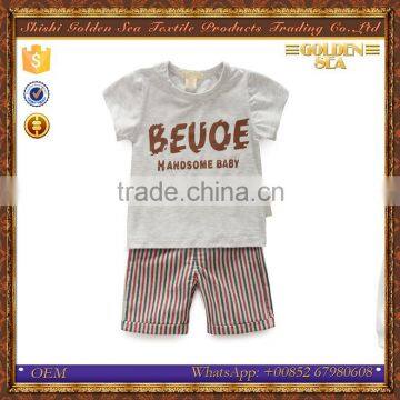 hot sale t-shirt and pants trendy kids clothes