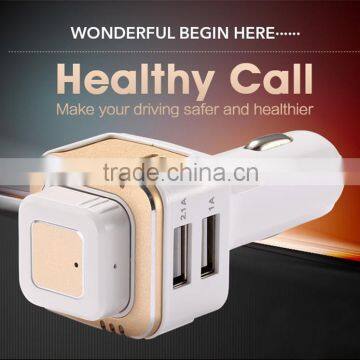 Bluetooth Car Kit Super Mini Bluetooth Earphone Headset WIth 5V 2.4A USB Car Charger photo-5