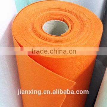 Cheap embroidery polyester non woven colour needle felt for garment