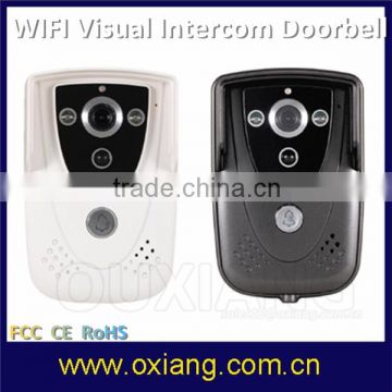 High quality wifi video doorbell with wifi/network connecting and real-time monitoring functon