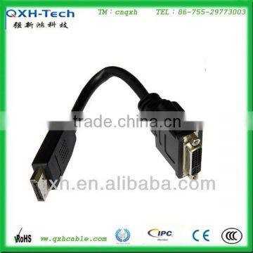 CE FCC custom Mini Displayport DP Male to Dvi Male